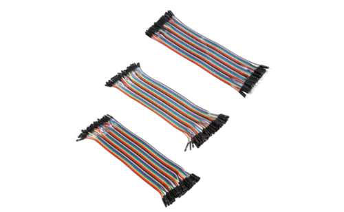 Breadboardledning, 20 cm, MM MF FF, 120 stk.  (664050)