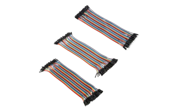 Breadboardledning, 20 cm, MM MF FF, 120 stk.  (664050)