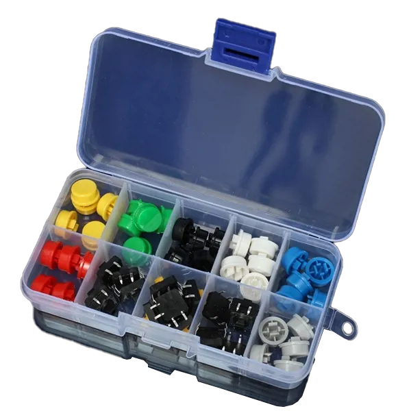 Trykafbrydere med knapper, sortiment  (667630)