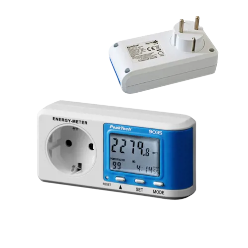 Peak tech - Energy meter, w. Power plug and readout  (670063)