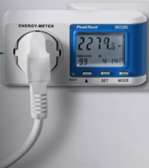 Peak tech - Energy meter, w. Power plug and readout  (670063)