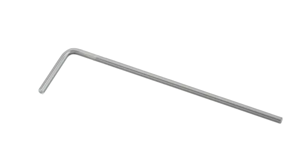 Glasrør, Ø 5 mm 90°, 5 x 18 cm  (677030)