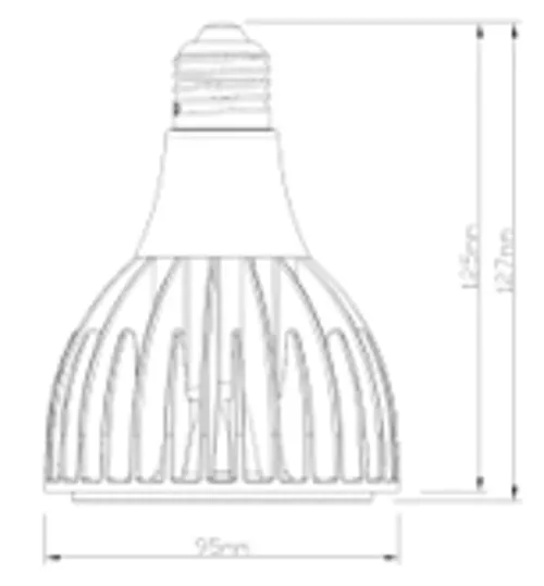 LED kweeklamp E27 - 30W LED kweeklamp E27 - 30W (763010)