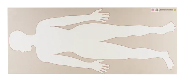 Menneskekroppen, omriss, magnetmodell, liten  (774795)