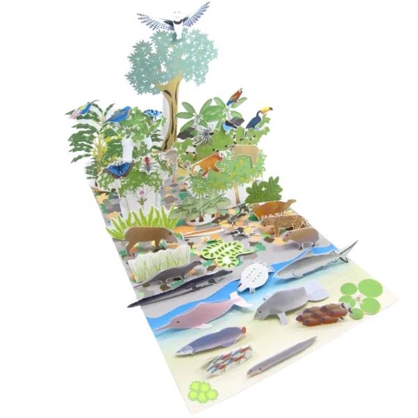 Amazonas regnskog økosystem - Origamisett  (776002)