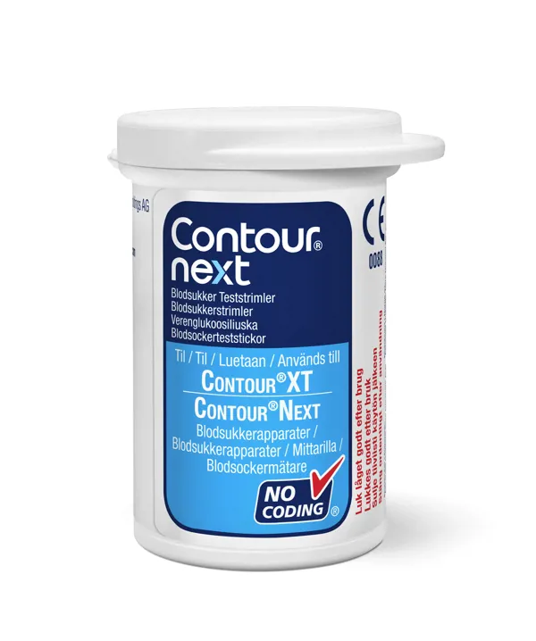 Teststrimler til glukometer Contour  XT og Contour NEXT  (782035)