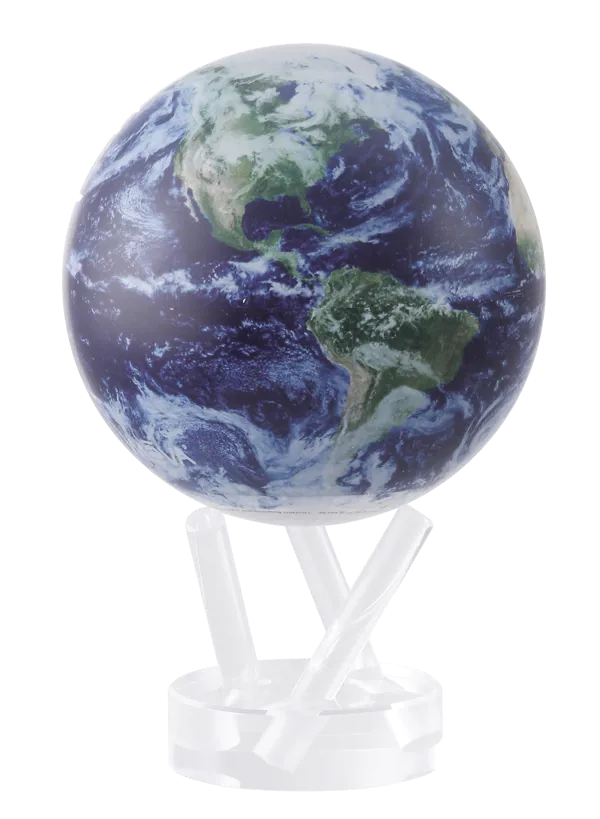 Roterende globus, satelittview, 11 cm  (792005)