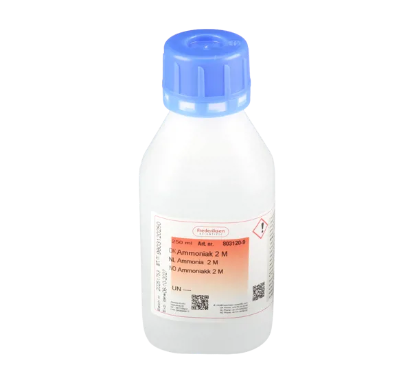 Ammoniakvand, 2 M, i standflaske, 250 ml  (803120-9)