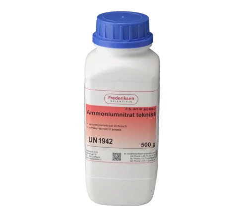 Ammoniumnitrat, teknisk (EP), 500 g Ammoniumnitrat, teknisk (EP), 500 g (805100-3)