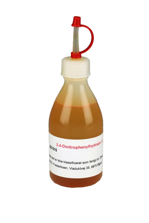 2.4-Dinitrophenylhydrazin 1,5 %, Brady's test, 100 mL (821515-8)