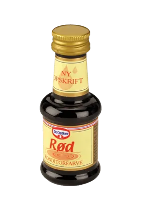 Rød frugtfarve, 38 mL  (828438)