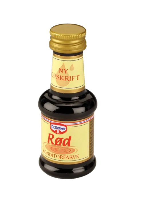 Rød frugtfarve, 38 mL  (828438)