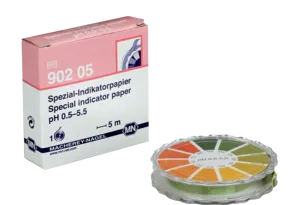 pH-papir, 0,5-5,5, rull 5,2 m (838208)