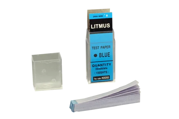Lakmuspapir, blått 100 strips (839108)