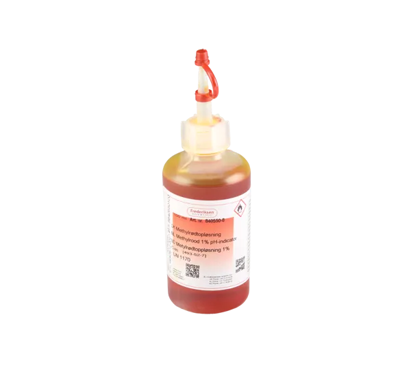 Methylrødtopløsning i dråbeflaske, 100 ml (840550-8)