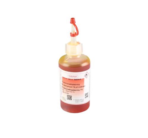 Metylrødt, 100 mL i pipetteflaske Metylrødt, 100 mL i pipetteflaske (840550-8)