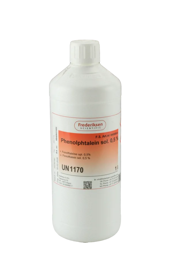 Fenolftalein, 0,5 %, 1000 mL (T)  (840840-4)