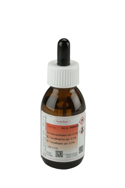 Phenolphthalein, 0,5%, i dråbeflaske, 100 mL (T)  (840840-8)