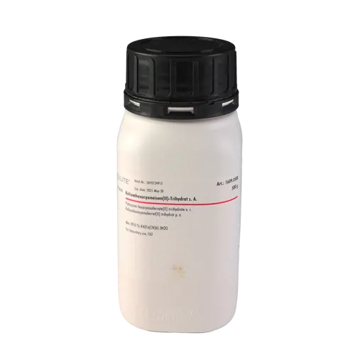 Kaliumjern(II)cyanid, 500 g Kaliumjern(II)cyanid, 500 g (849800-3)