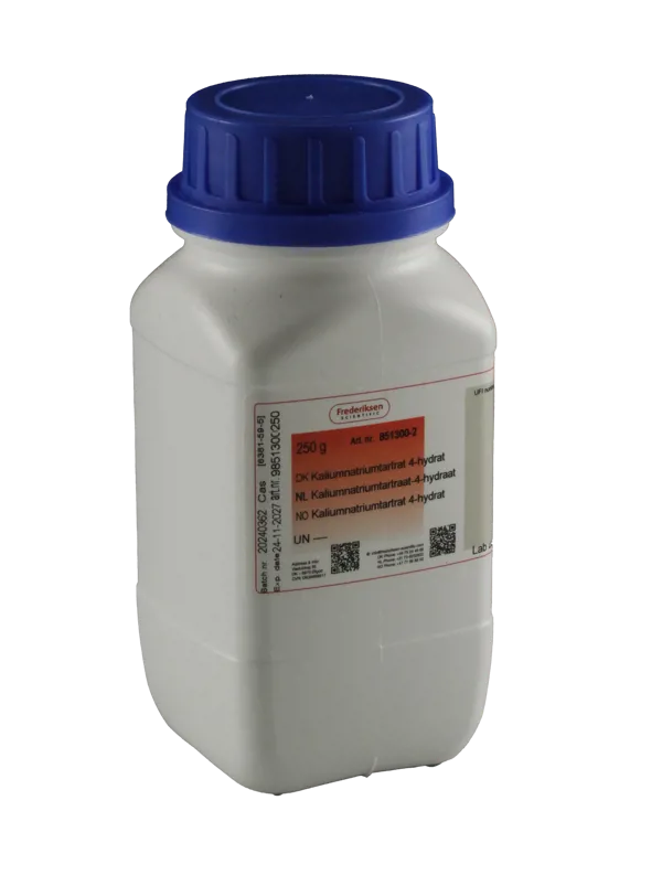 Kaliumnatriumtartrat, ren, 250 g Kaliumnatriumtartrat, ren, 250 g (851300-2)