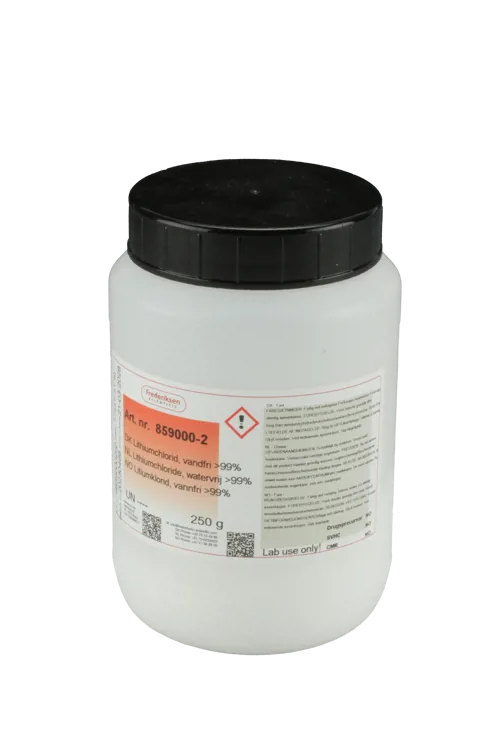 Lithiumchloride - zuiver - 250g Lithiumchloride - zuiver - 250g (859000-2)