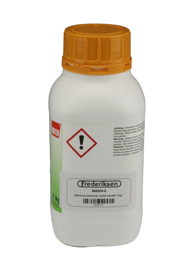 Natriumcarbonat, soda vandfrit 1 kg (866500-5)