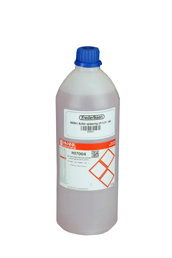 Buffer opløsning, pH 4,00, rød Buffer opløsning, pH 4,00, rød (880541)