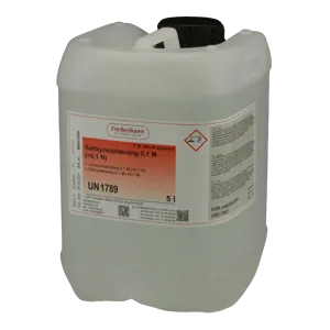 Zoutzuur opl. 0,1M gesteld - zuiver - 5 liter (883010-6)
