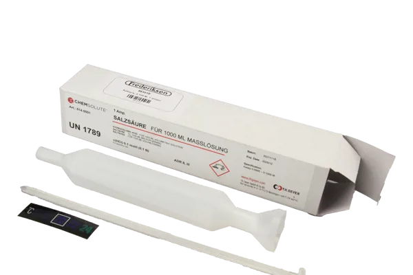 Saltsyra 0,100 M ampull för 1 liter Saltsyra 0,100 M ampull för 1 liter (883018)