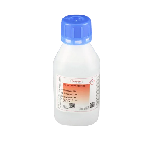 Saltsyre 1 M, i standflaske, 250 ml  (883110-9)