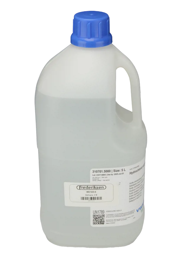 Saltsyre 4 M 5 liter (883140-6)