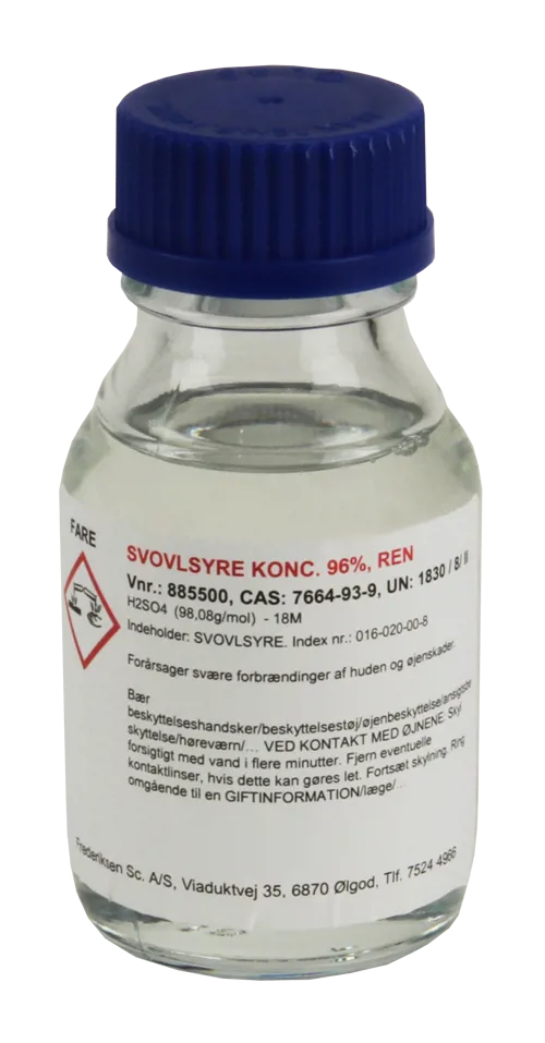 Svovlsyre, konc, 96 % (EP), 250 ml (885500-9)