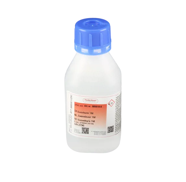 Svovlsyre, 1 M, i standflaske, 250 ml  (885610-9)