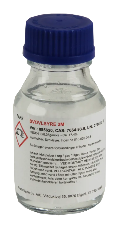 Svovlsyre 2 M, i standflaske (EP), 250 ml (885620-9)