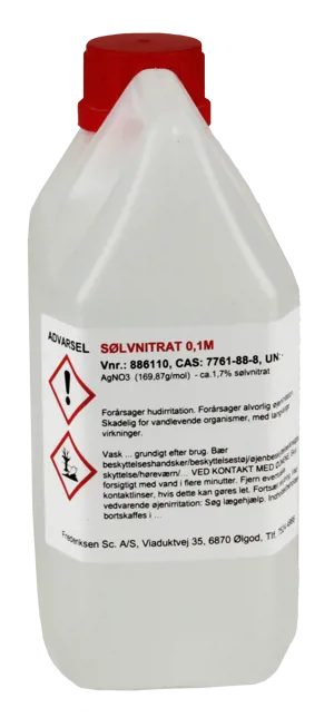 Sølvnitrat, 0,1 M, 1000 mL Sølvnitrat, 0,1 M, 1000 mL (886110-4)