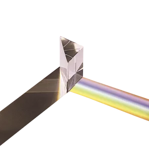 Retvinklet prisme, Perspex, 45 mm Retvinklet prisme, Perspex, 45 mm (NL112335)