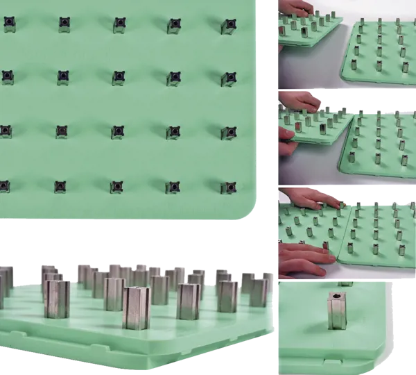 Schakelbord 7x5 verb. met 4 mm gat  (NL115016)