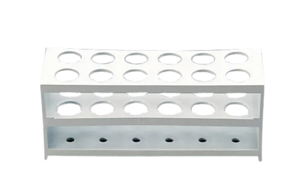 Reageerbuisrek PP 2x6 buisjes Ø21 mm  (NL117373)