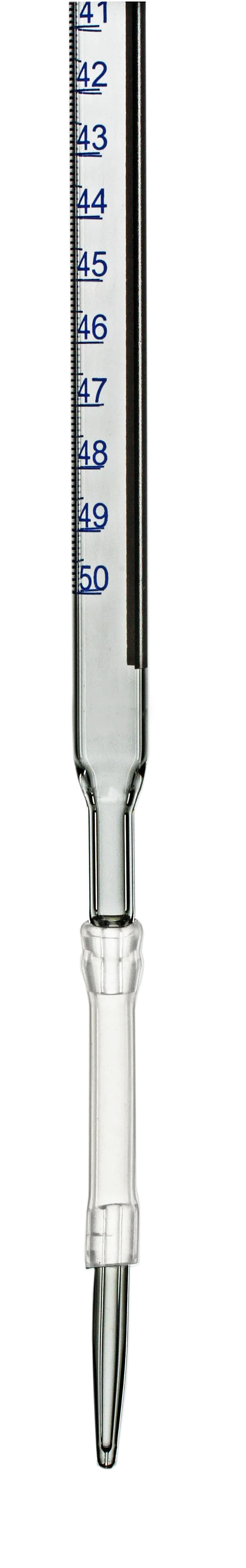 Burette, lige, uden hane, 50 mL  (NL117607)