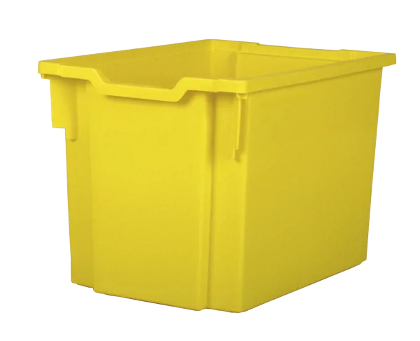 Plastbakke ytre mål 31 x 43 x 30 cm gul (NL119380)