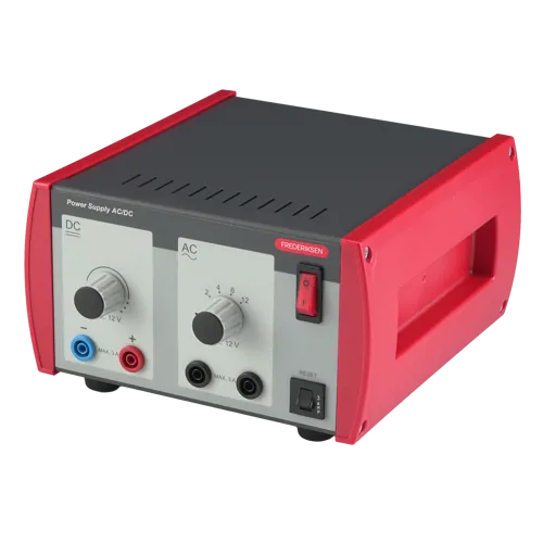 Strømforsyning, 12 V, AC/DC, 3 A, rød Strømforsyning, 12 V, AC/DC, 3 A, rød (R361600)